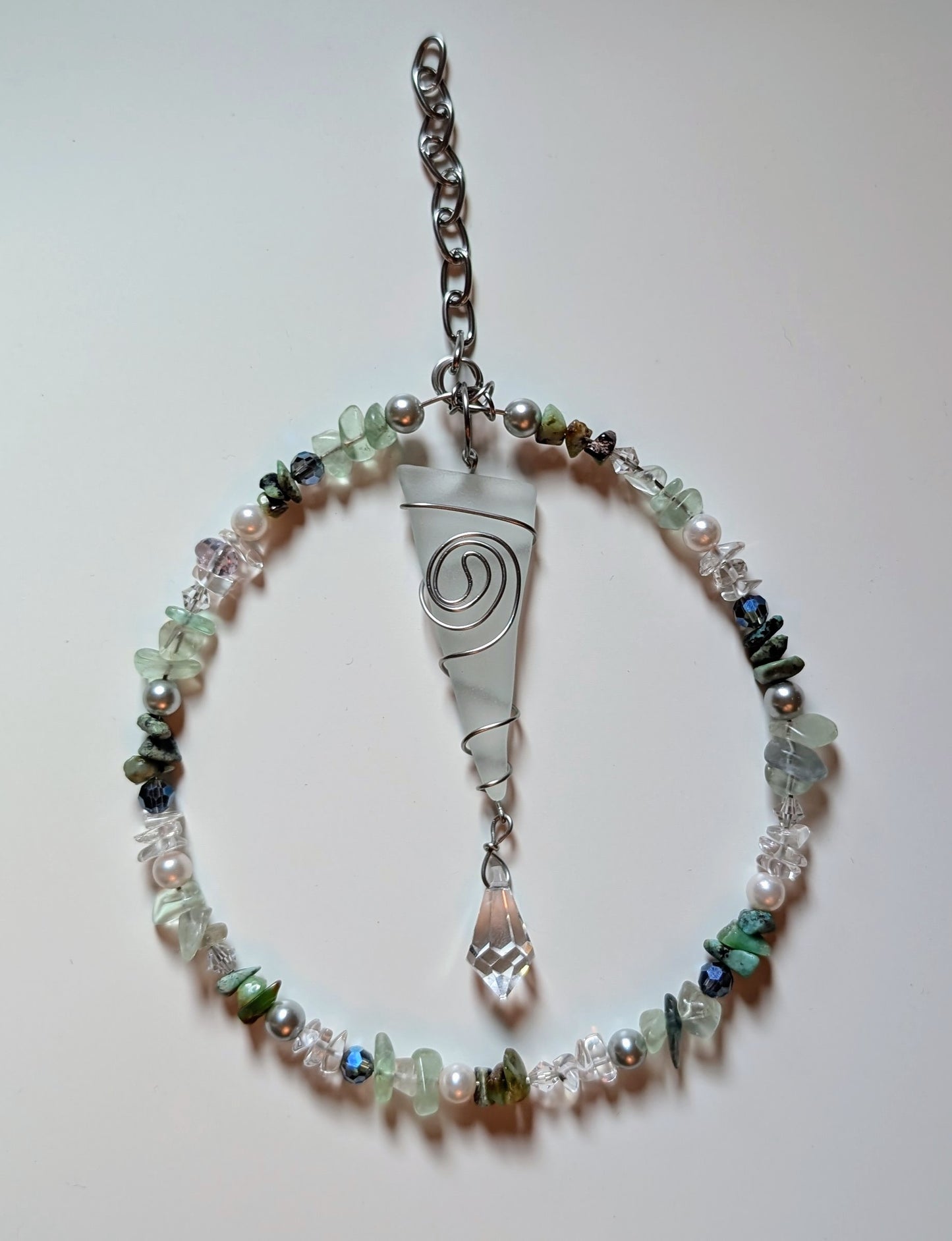 Overcast Seaglass Suncatcher