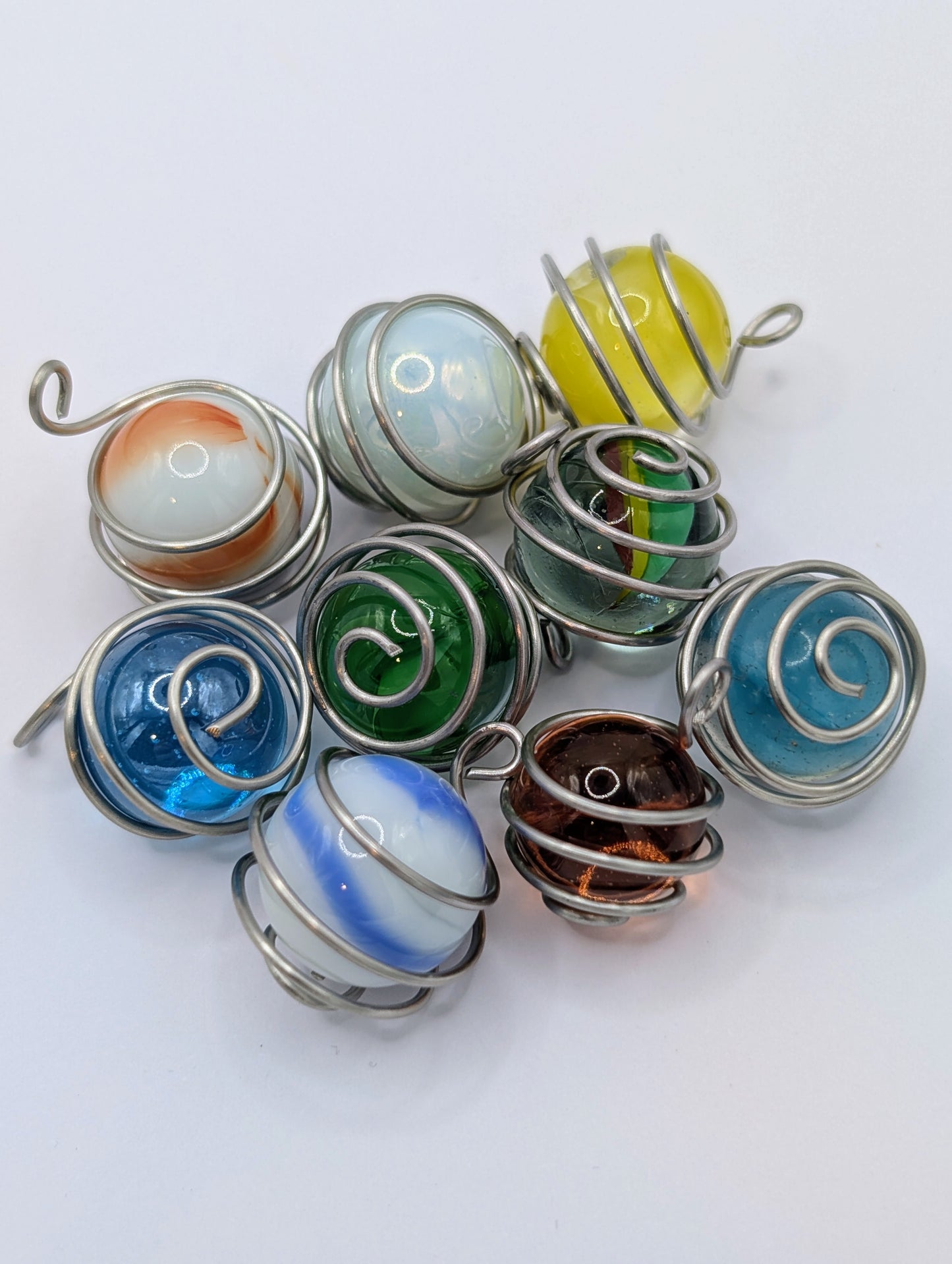 Found Marbles - Mystery Fidget / Worry Keychain